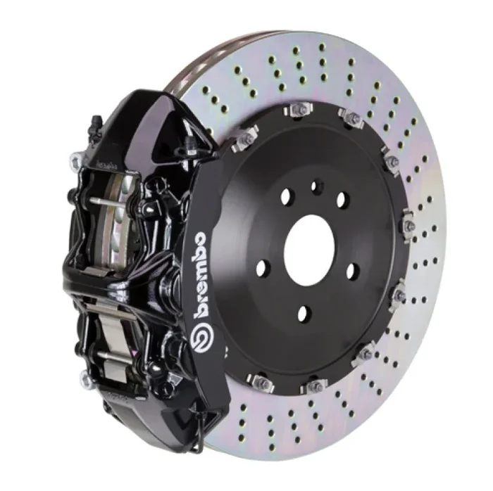 Brembo SS Front GT BBK 6 Piston Cast 405×34 2pc Rotor Drilled-Black