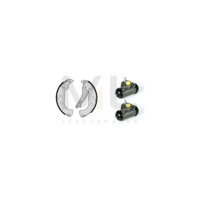 BREMBO STANDARD KIT H 23 038 Brake Shoe Set Ø 229mm