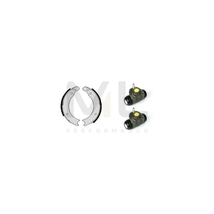 BREMBO STANDARD KIT H 68 002 Brake Shoe Set Ø 160mm