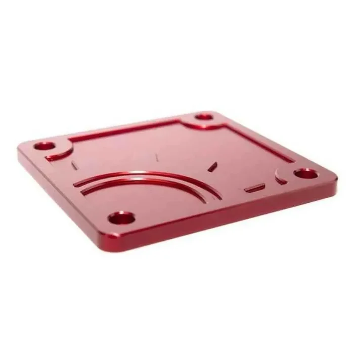 BuiltRight Industries 2020 Jeep Gladiator Bed Plug Plate Cover (Alum) – Red