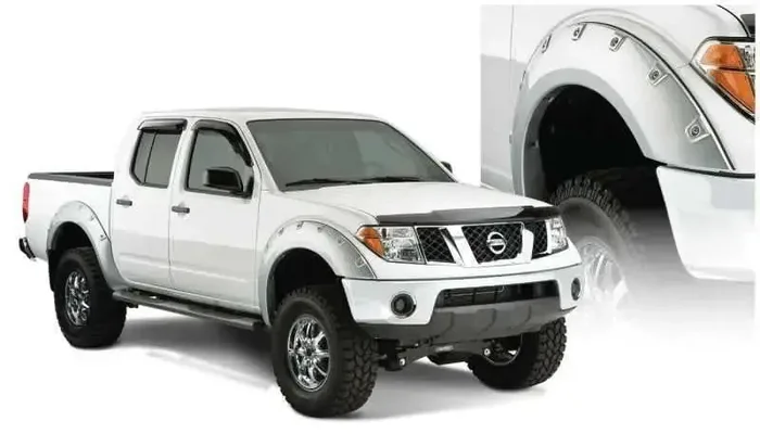 Bushwacker 06-14 Nissan Frontier Styleside Boss Pocket Style Flares 4pc 73.3in Bed – Black