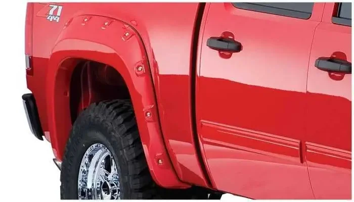 Bushwacker 07-13 GMC Sierra 1500 Fleetside Boss Pocket Style Flares 2pc 69.3in Bed – Black