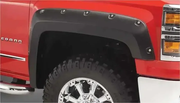 Bushwacker 15-18 Chevy Silverado 2500 HD Pocket Style Flares 2pc – Black
