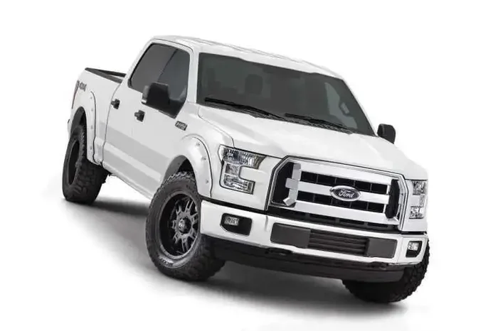Bushwacker 16-17 Ford F-150 Styleside Pocket Style Flares 4pc 78.9/67.1/97.6in Bed – Oxford White