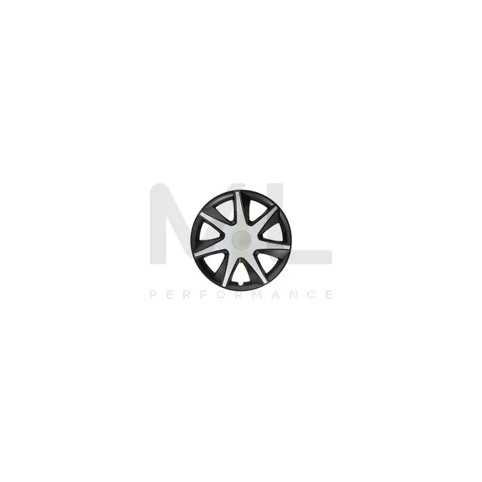 CAR1 Race III CO 6156 Wheel trims 16 Inch Black/Silver