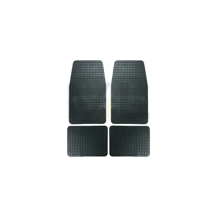 CARPOINT 0310005 Floor mat set Elastomer, Front and Rear, Black