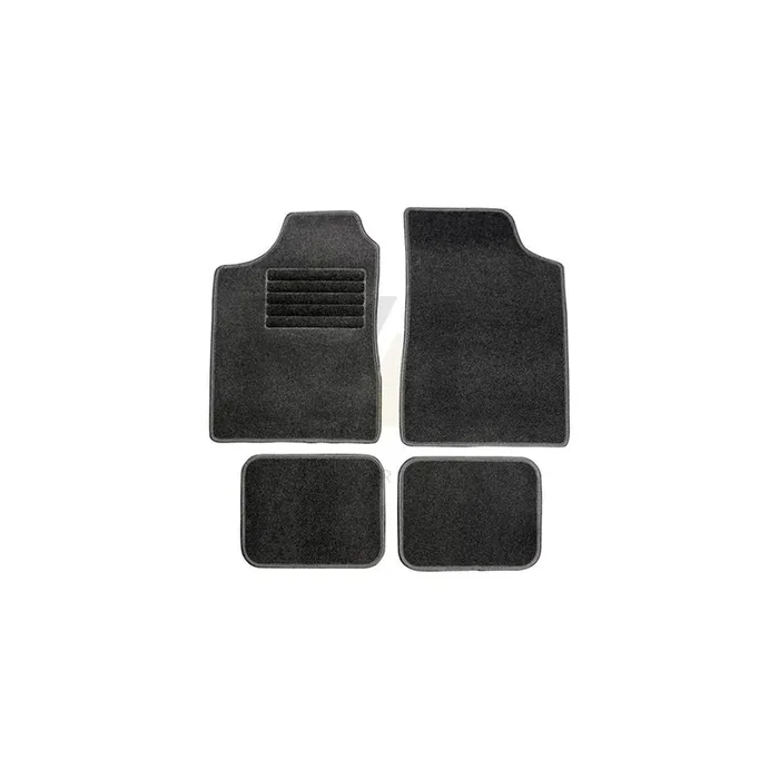 CARPOINT 0310033 Floor mat set Front and Rear, Quantity 4, graphite