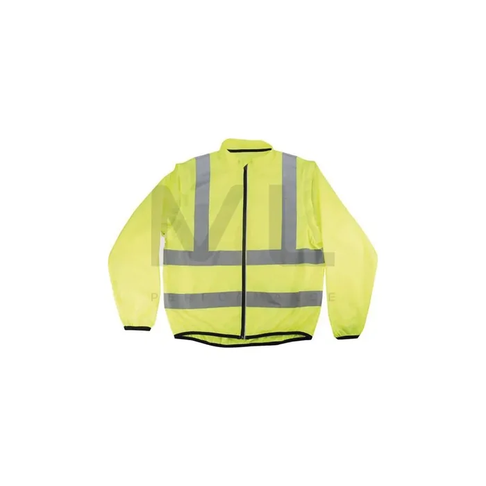 CARTREND 50250 Hi-vis vest Reseda Green, XL, long sleeves, zip