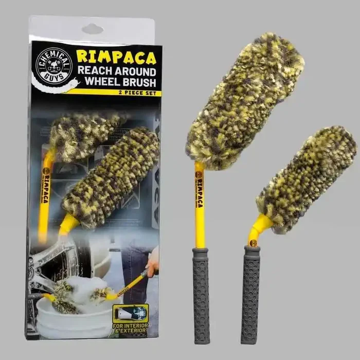 Chemical Guys Rimpaca Reach Around Ultimate Wheel Brush Set – 2 Pcs – Case of 12