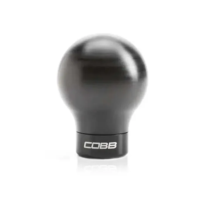 Cobb 08-15 Mitsubishi EVO X / 09-15 Ralliart Shift Knob – Stealth Black (Black/Black Base)