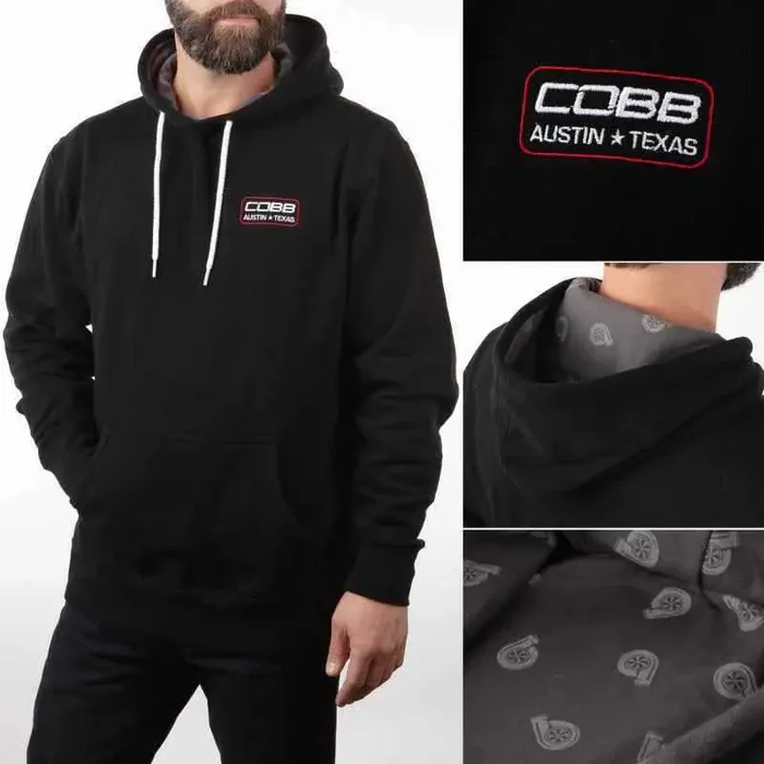 Cobb Black Pullover Hoodie – Size Small