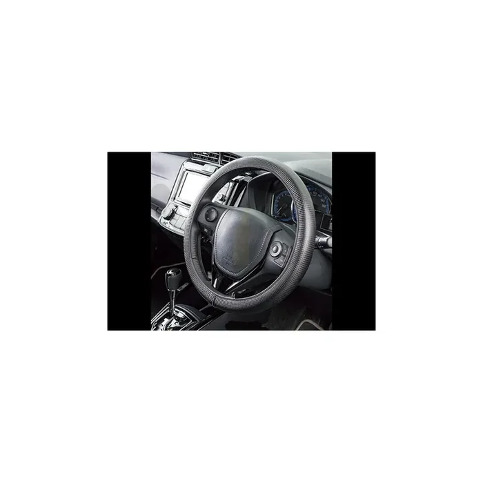 CORONA Neofit, Карбон FVO10158 Steering wheel cover Black, Ø 36-38cm, Plastic