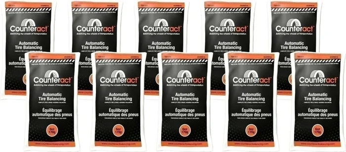 Counteract 060BNB Tire Balancing Beads 6oz – 10 Bags for Smooth Ride