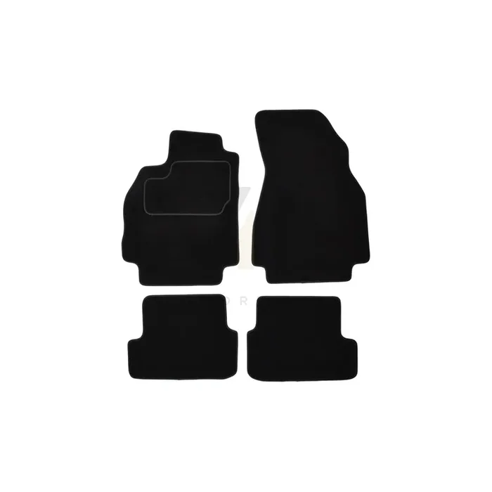 CUSTOPOL Tailored RNT350C Floor mat set for RENAULT Megane II Sport Tourer (KM) Textile, Front and Rear, Quantity 4, Black