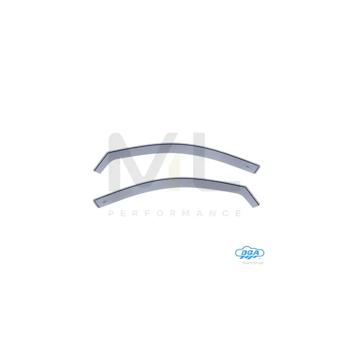 DGA 02010 Wind deflectors for AUDI A3 Arrow direction, Front, inner