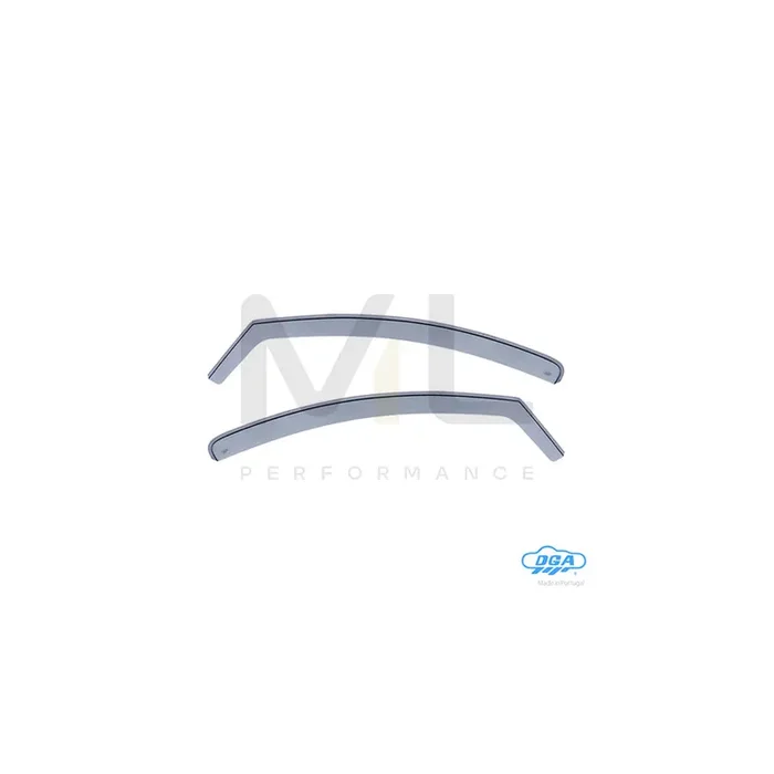 DGA 06407 Wind deflectors for DACIA Duster II Arrow direction, Front, inner