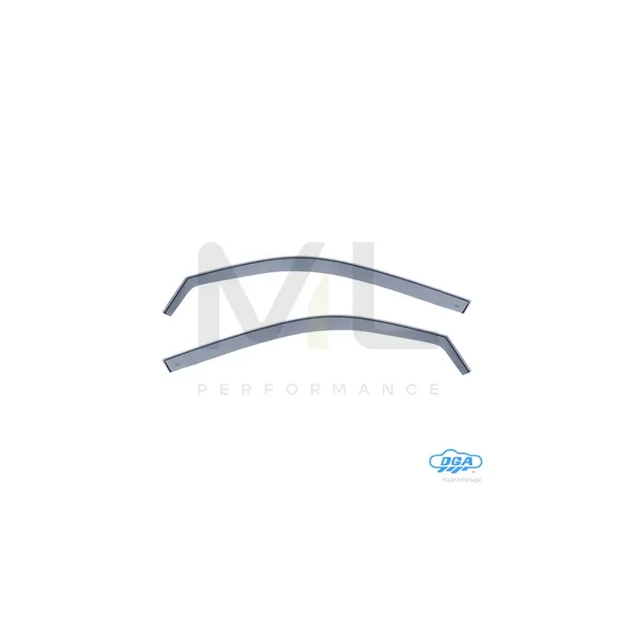 DGA 10011 Wind deflectors for HONDA HR-V I (GH) Arrow direction, Front, inner