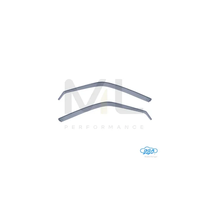 DGA 10013 Wind deflectors for HONDA CRX II Coupe (ED, EE) Arrow direction, Front, inner