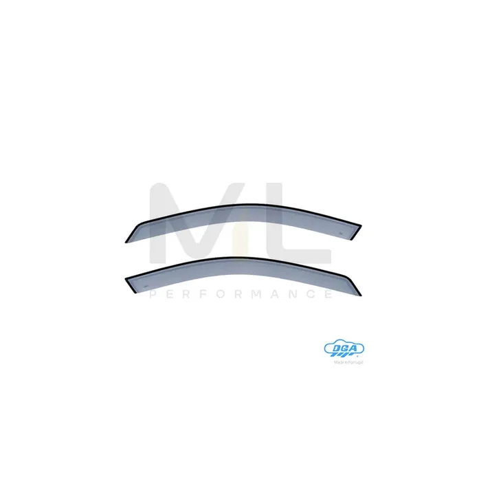 DGA 115022 Wind deflectors suitable for MERCEDES-BENZ C-Class Saloon (W204) Arrow direction, Front, outer