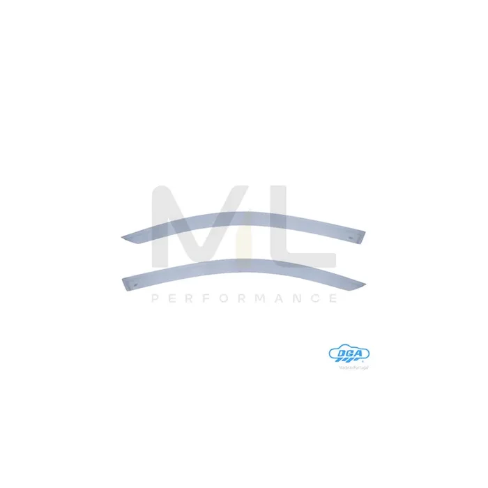 DGA 126007 Wind deflectors for VOLVO C30 (533) Arrow direction, Front, outer