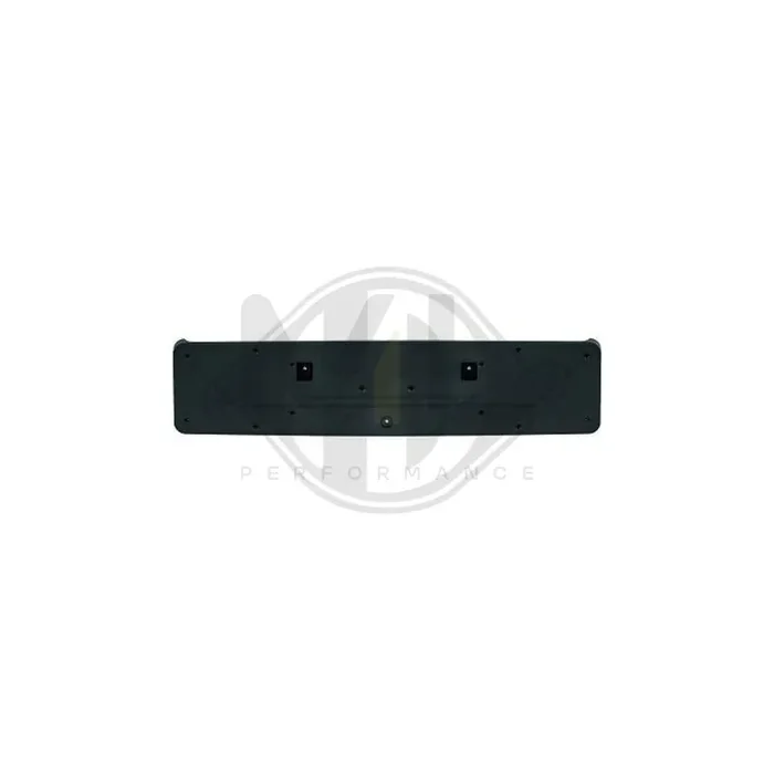 DIEDERICHS 1655161 Number plate holder suitable for MERCEDES-BENZ GLK (X204) Front, Black, frameless
