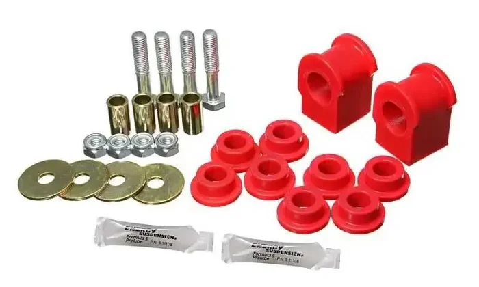 Energy Suspension 2005-07 Ford F-250/F-350 SD 2/4WD Rear Sway Bar Bushing Set – 1-1/8inch – Red