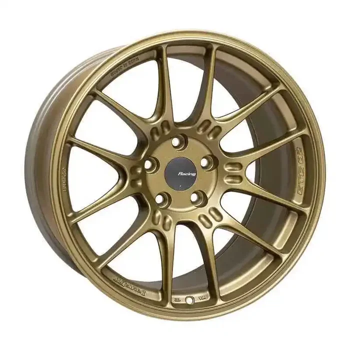 Enkei GTC02 18×10 5×112 32mm Offset 66.5mm Bore Titanium Gold Wheel