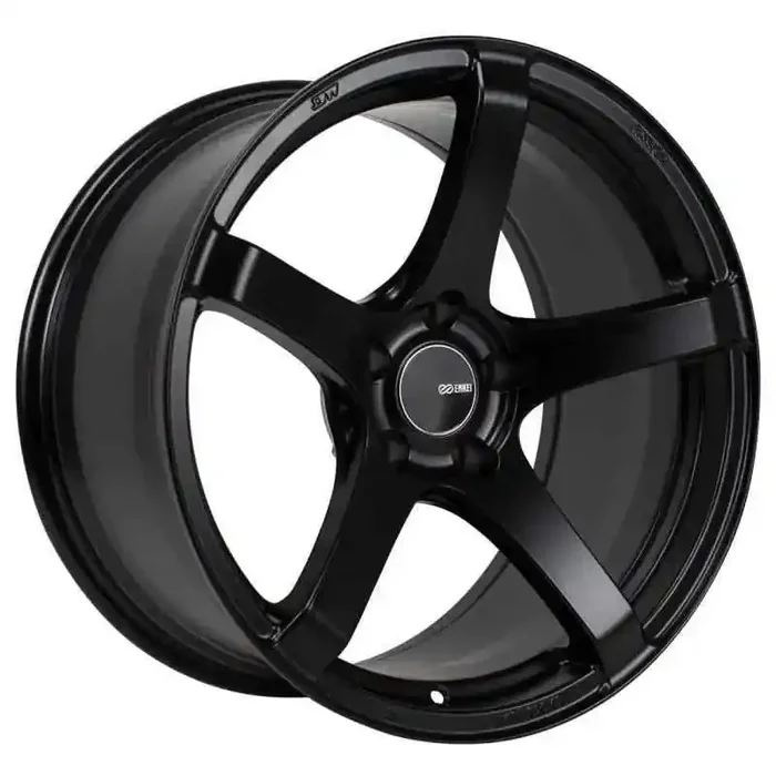 Enkei Kojin 17×9 35mm Offset 5×114.3 Bolt Pattern 72.6mm Bore Dia Matte Black Wheel