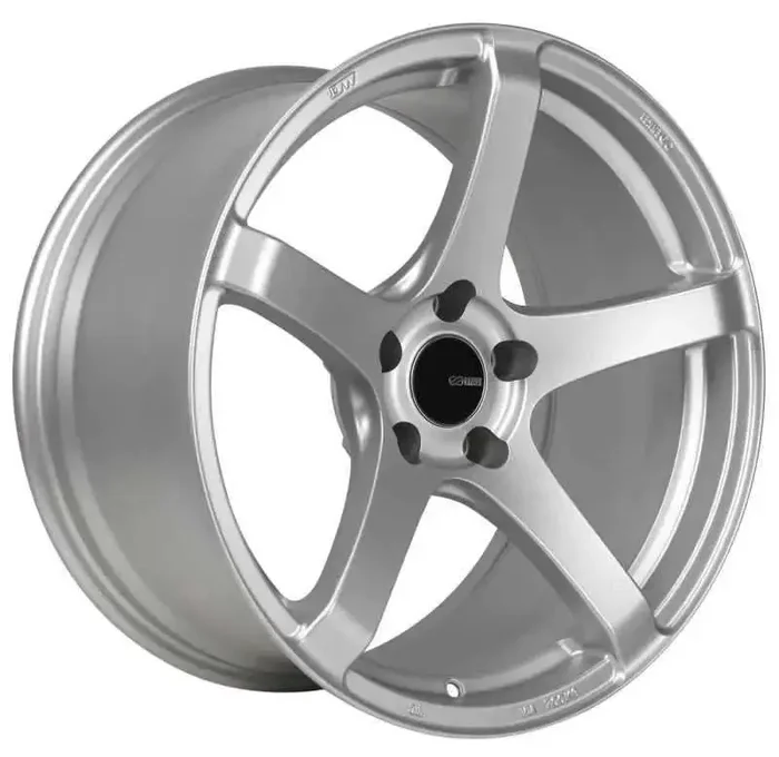 Enkei Kojin 17×9 45mm Offset 5×114.3 Bolt Pattern 72.6mm Bore Dia Matte Silver Wheel