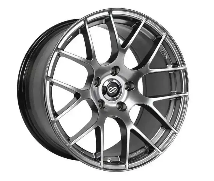Enkei Raijin 18×8.5 45mm Offset 5×100 Bolt Pattern 72.6 Bore Diameter Hyper Silver Wheel