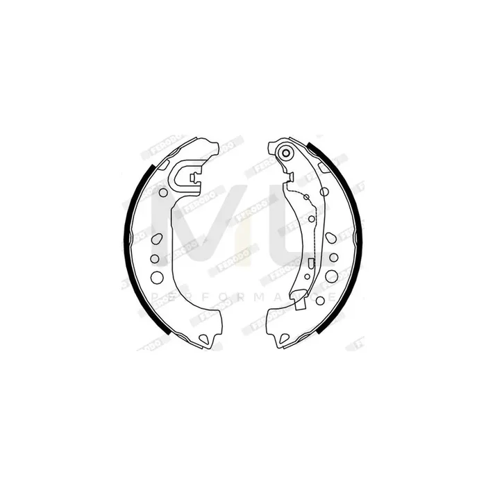 Ferodo FSB4313 Brake Shoe Set