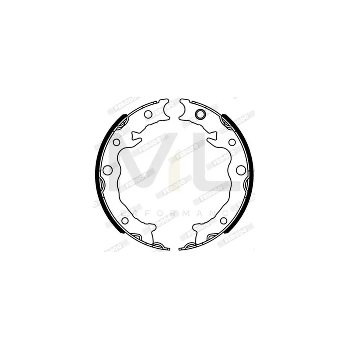 Ferodo FSB4320 Brake Shoe Set