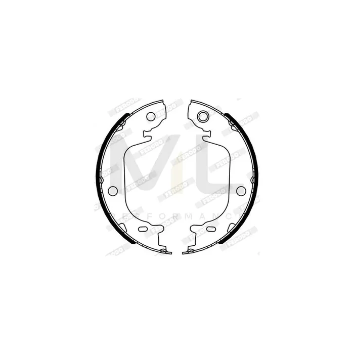 Ferodo FSB4321 Brake Shoe Set for Toyota Prius Plus (Xw40)