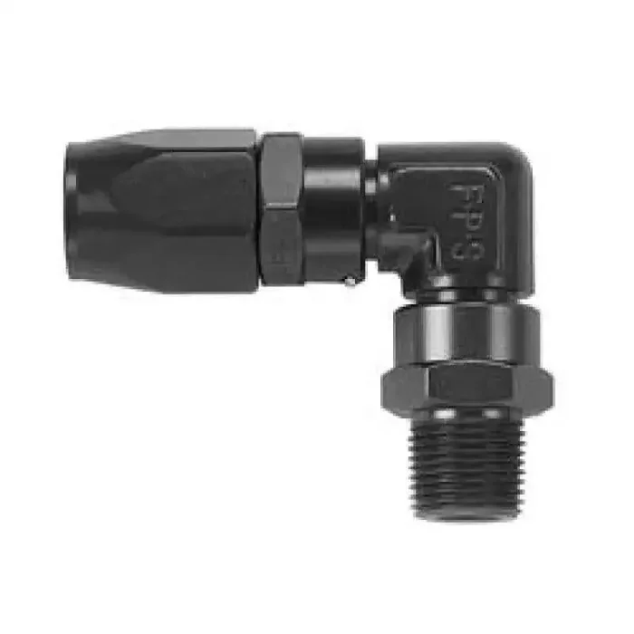 Fragola -10AN x 90 Degree x 7/8-14 (10) Hose End – Black