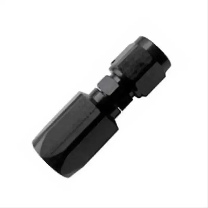 Fragola -6AN Straight Aluminum P/S Hose End – Black Only