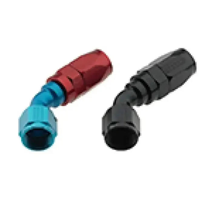 Fragola -8AN x 45 Degree Pro-Flow Hose End – Black