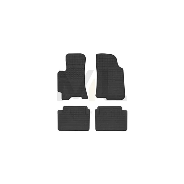 FROGUM 0704 Floor mat set for DAEWOO LANOS Elastomer, Front and Rear, Quantity 4, Black