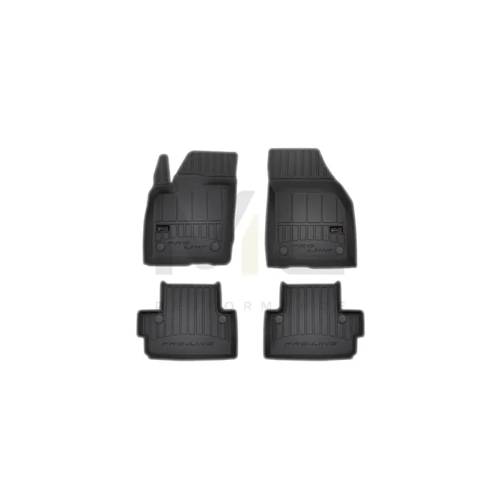 FROGUM 3D407541 Floor mat set for VOLVO C30 (533) Elastomer, Front and Rear, Quantity 4, Black
