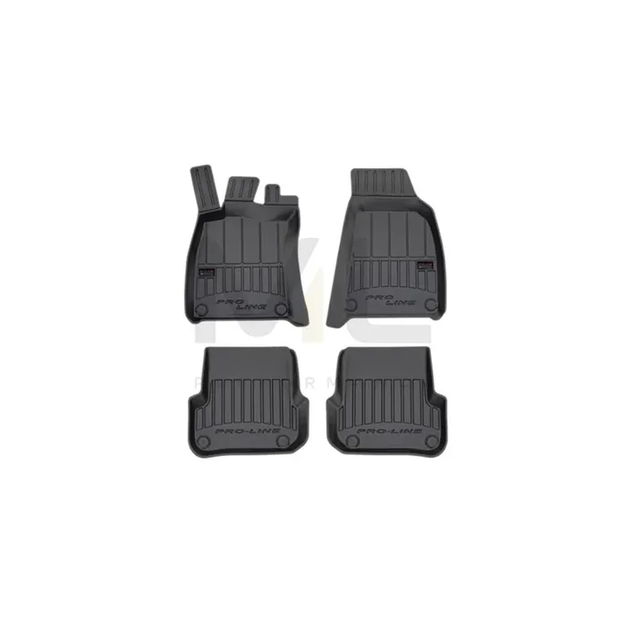 FROGUM 3D407633 Floor mat set for AUDI A6 C6 Saloon (4F2) Elastomer, Front and Rear, Quantity 4, Black