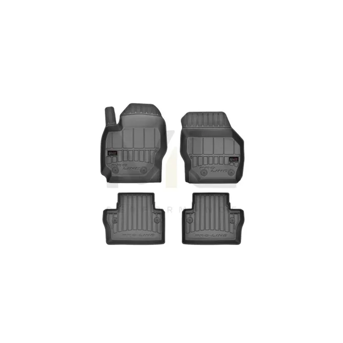 FROGUM 3D407855 Floor mat set for VOLVO V70 III (BW, 135) Elastomer, Front and Rear, Quantity 4, Black
