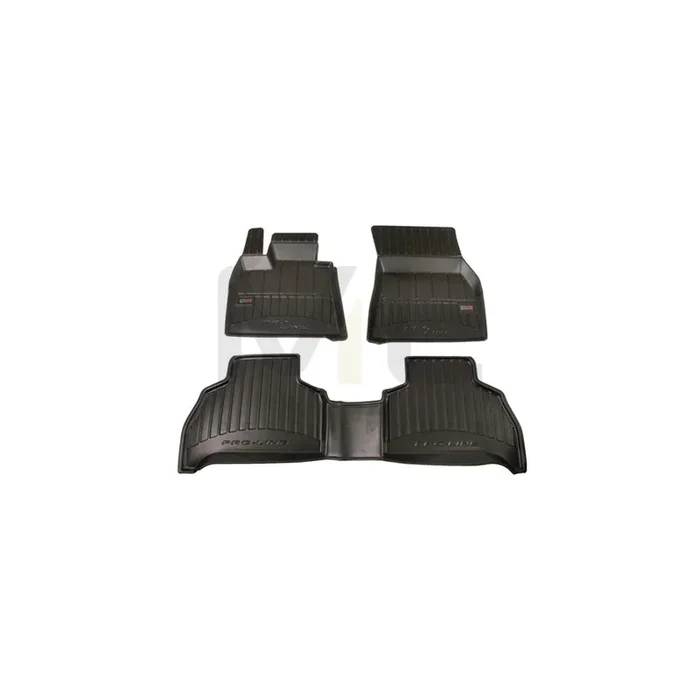 FROGUM 3D407923 Floor mat set for BMW X5 (G05) Elastomer, Front and Rear, Quantity 4, Black