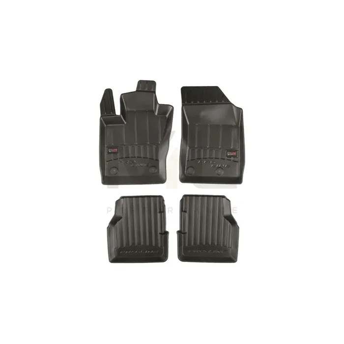 FROGUM 3D408616 Floor mat set for JEEP Grand Cherokee IV (WK, WK2) Elastomer, Front and Rear, Quantity 4, Black