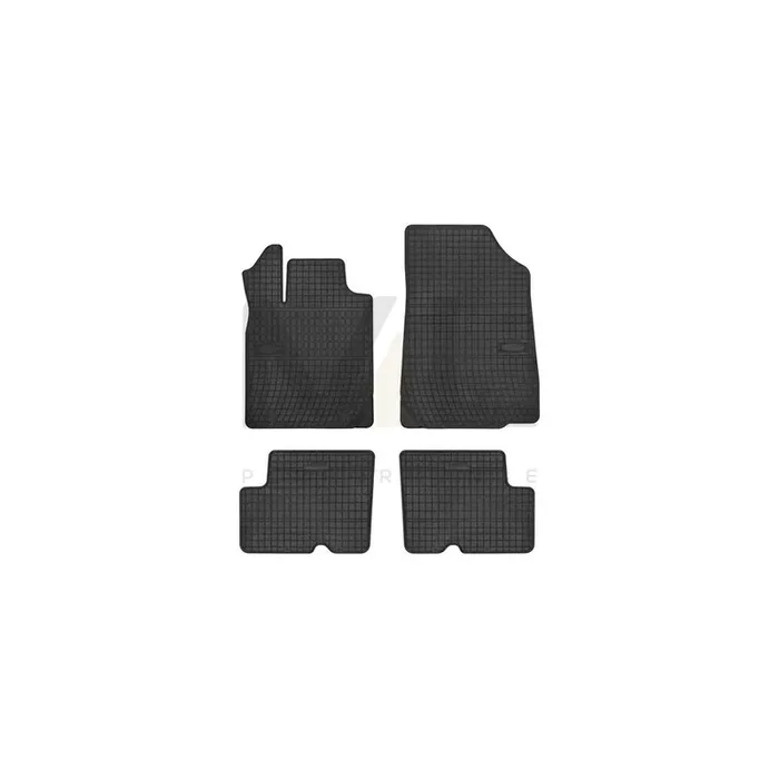 FROGUM Tailored 0331 Floor mat set Elastomer, Front and Rear, Quantity 4, Black, (LHD)
