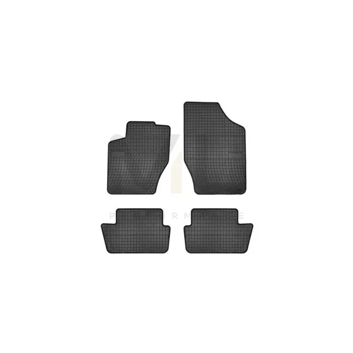 FROGUM Tailored 0632 Floor mat set Elastomer, Front and Rear, Quantity 4, Black, (LHD)