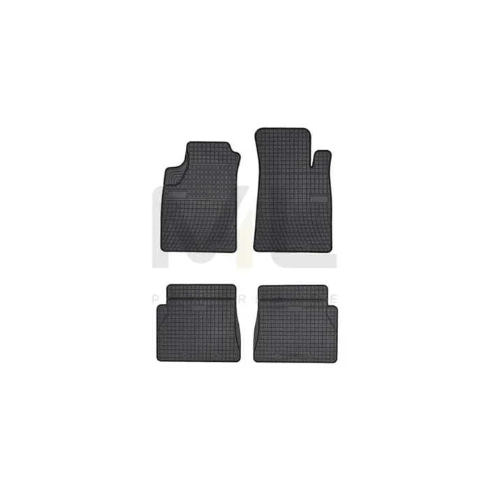 FROGUM Tailored 0649 Floor mat set for RENAULT KANGOO Elastomer, Front and Rear, Quantity 4, Black, (LHD)