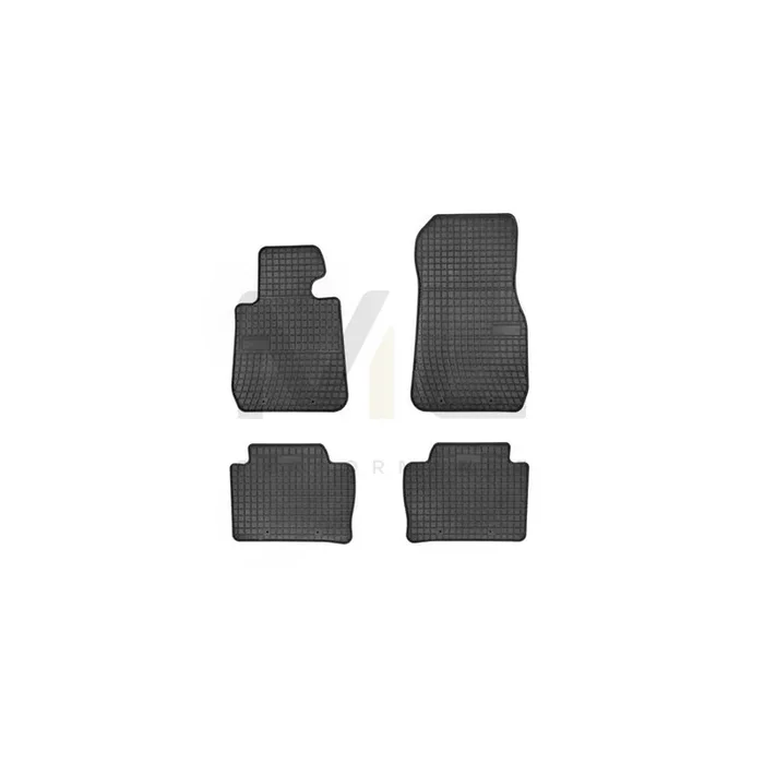 FROGUM Tailored 0670 Floor mat set Elastomer, Front and Rear, Quantity 4, Black, (LHD)