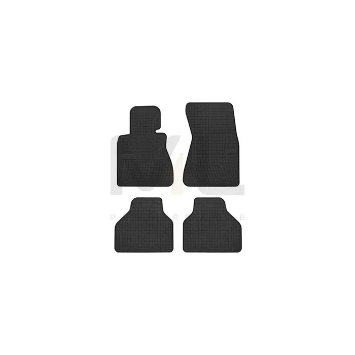 FROGUM Tailored 0671 Floor mat set for BMW 7 (E65, E66, E67) Elastomer, Front and Rear, Quantity 4, Black, (LHD)