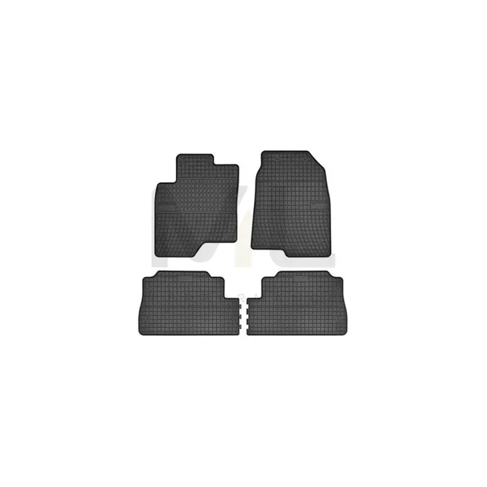 FROGUM Tailored 0699 Floor mat set Elastomer, Front and Rear, Quantity 4, Black, (LHD)