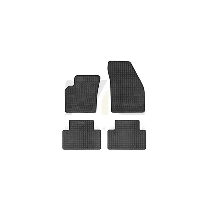FROGUM Tailored 0940 Floor mat set Elastomer, Front and Rear, Quantity 4, Black, (LHD)