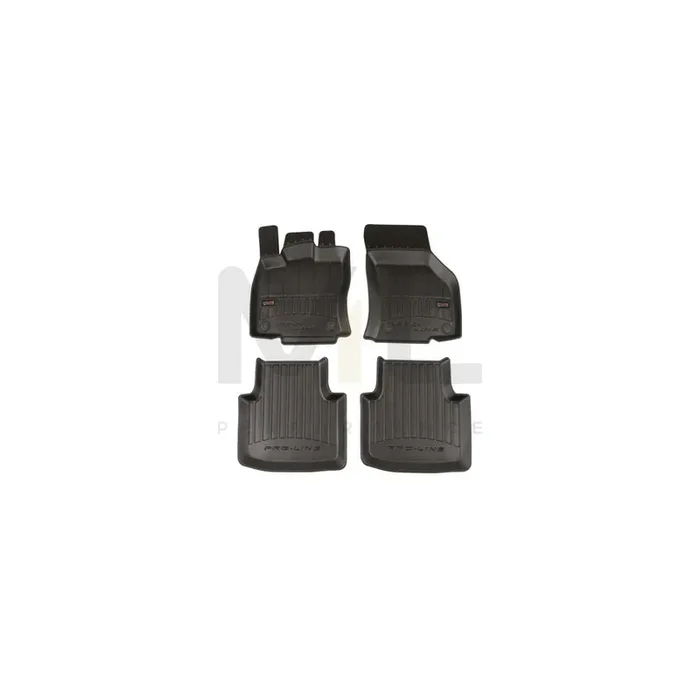 FROGUM Tailored 3D407572 Floor mat set for VW Arteon (3H7) Elastomer, Front and Rear, Quantity 4, Black, (LHD)